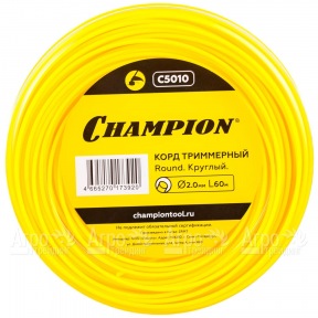 Корд триммерный Champion Round 2.0 мм х60м (круглый) в Москве