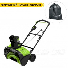 Снегоуборщик аккумуляторный GreenWorks G40ST40 (без аккумулятора и зарядного устройства) в Москве
