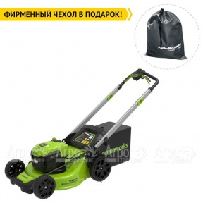 Газонокосилка аккумуляторная GreenWorks GD40LM48SP 8 Ач в Москве