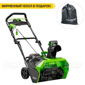 Снегоуборщик аккумуляторный GreenWorks GD40STK5 5 Ач в Москве