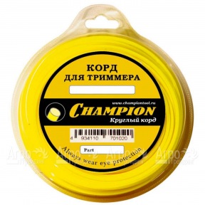Корд триммерный Champion Round 4.0 мм х 95 м (круглый) + нож в Москве