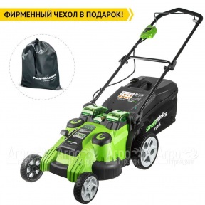 Газонокосилка аккумуляторная GreenWorks G40LM49DBK6 в Москве