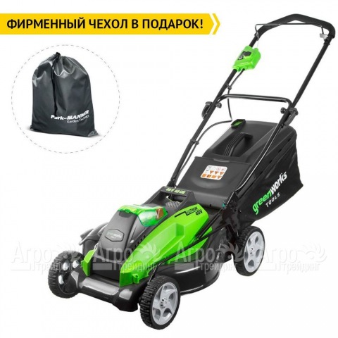 Газонокосилка аккумуляторная GreenWorks G40LM45K4  в Москве