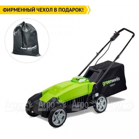 Газонокосилка аккумуляторная GreenWorks G40LM35K6  в Москве