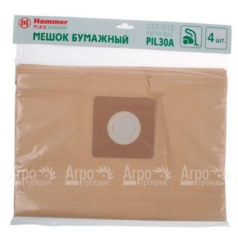 Мешок бумажный 233-012 для промышленного пылесоса Hammer PIL30A в Москве