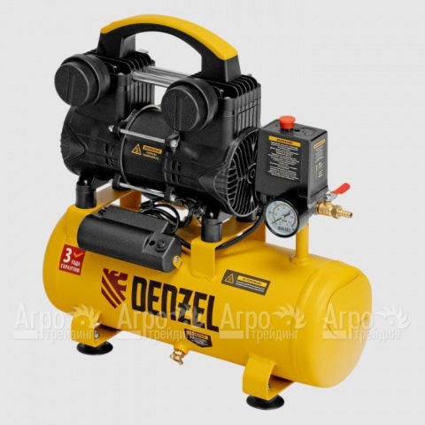 Компрессор поршневой безмасляный Denzel DLP-950/10 в Москве
