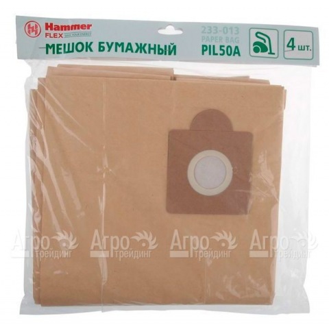 Мешок бумажный 233-013 для промышленного пылесоса Hammer PIL50A в Москве