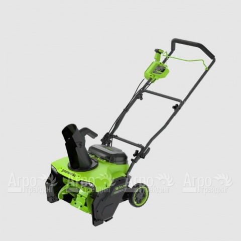 Снегоуборщик аккумуляторный GreenWorks GD40STX2 (без аккумулятора и зарядного устройства) в Москве