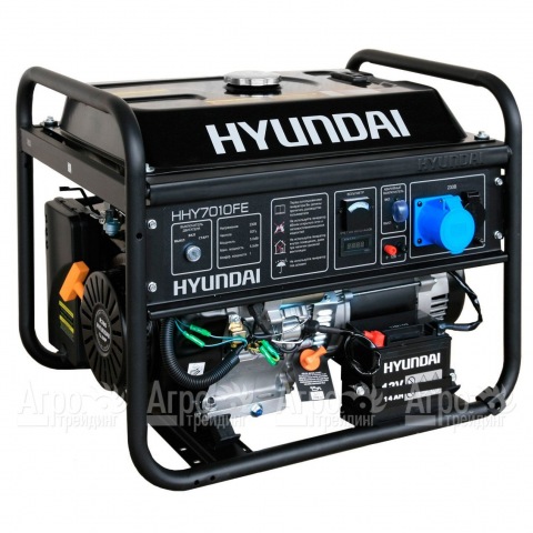 Бензогенератор Hyundai HHY 7010FE 5 кВт  в Москве