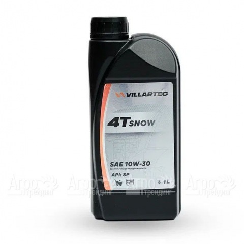 Масло моторное зимнее Villartec 4T Snow SAE 10W-30, 1 л для 4-х тактных двигателей  в Москве