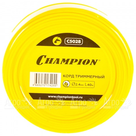 Корд триммерный Champion Star 2.4мм, 40м (звезда)  в Москве