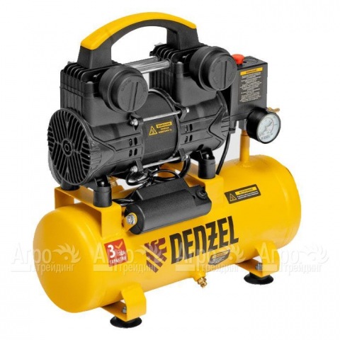 Компрессор поршневой безмасляный Denzel DLP-950/10  в Москве