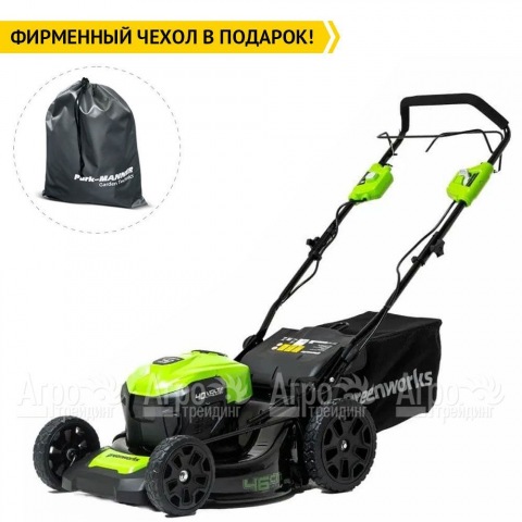 Газонокосилка аккумуляторная GreenWorks GD40LM46SP 8 Ач  в Москве