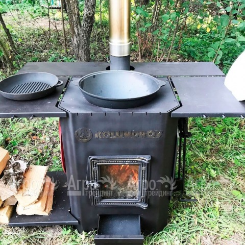 Столик верхний правый для садовой печи Kolundrov УДачный кулинар в Москве
