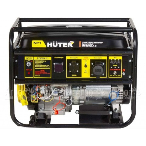 Бензиновый генератор Huter DY8000LX-3 6.5 кВт в Москве