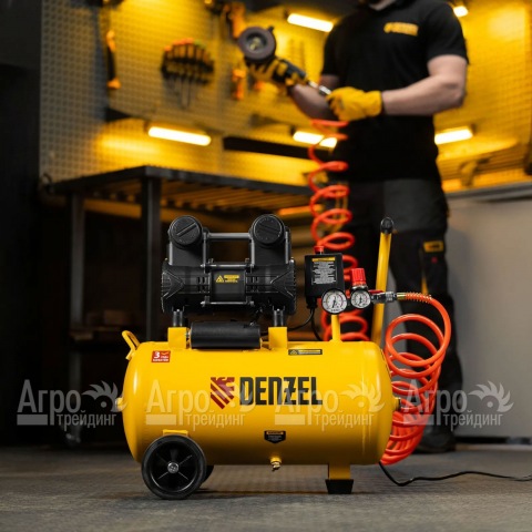 Компрессор поршневой безмасляный Denzel DLP-950/24 в Москве
