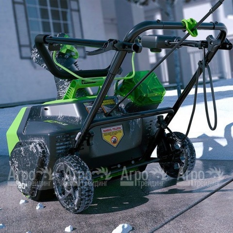 Снегоуборщик аккумуляторный GreenWorks GD60ST (без аккумулятора и зарядного устройства) в Москве