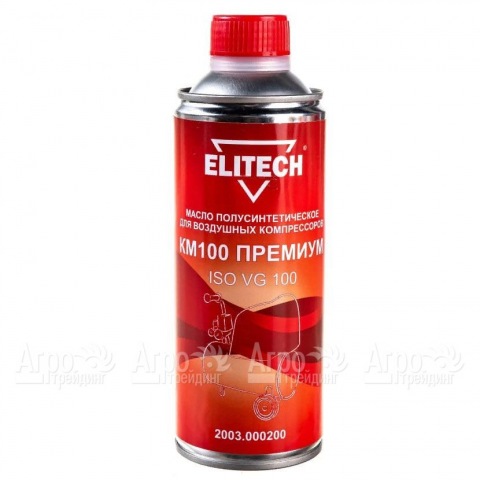 Масло полусинтетическое Elitech КМ100 2003.000200 ISO 100 0.45 л для воздушных компрессоров  в Москве