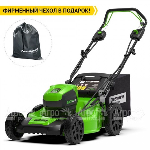 Газонокосилка аккумуляторная GreenWorks GD60LM51SPK4  в Москве