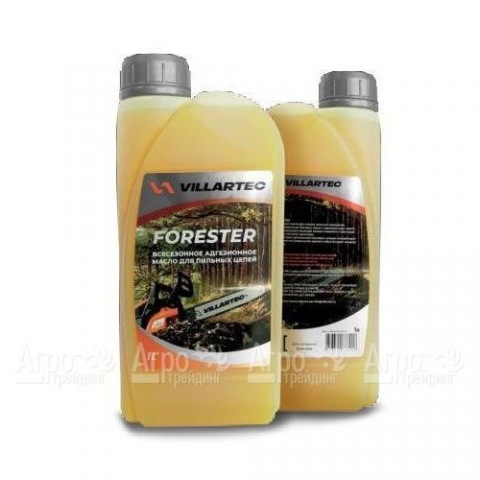 Всесезонное адгезионное масло Villartec Forester 1 л для пильных цепей  в Москве