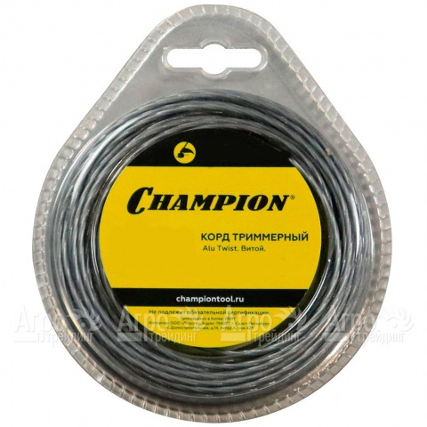 Корд триммерный Champion Alu Twist 3.0мм, 25м (витой)  в Москве