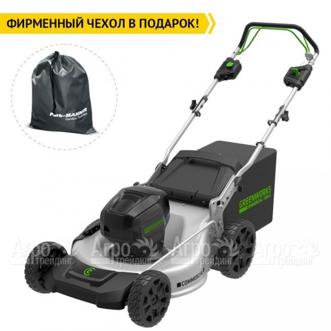 Газонокосилка аккумуляторная GreenWorks GC82LM51SP (без батареи и зарядного устройства)  в Москве