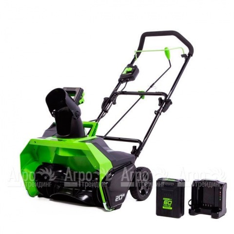 Снегоуборщик аккумуляторный GreenWorks GD60ST (без аккумулятора и зарядного устройства) в Москве