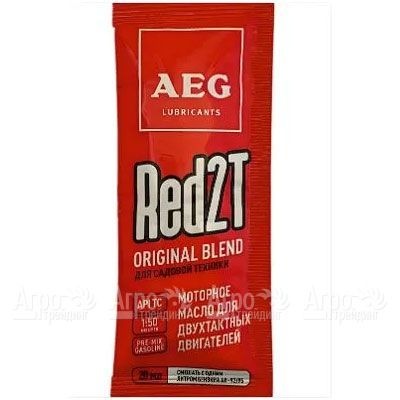Масло минеральное AEG RED 2T Original blend API TC 20 мл для 2-х тактных двигателей  в Москве